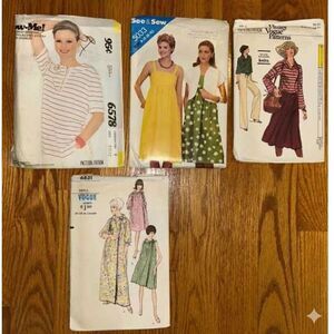 Vintage Vogue sewing patterns lot sz 10